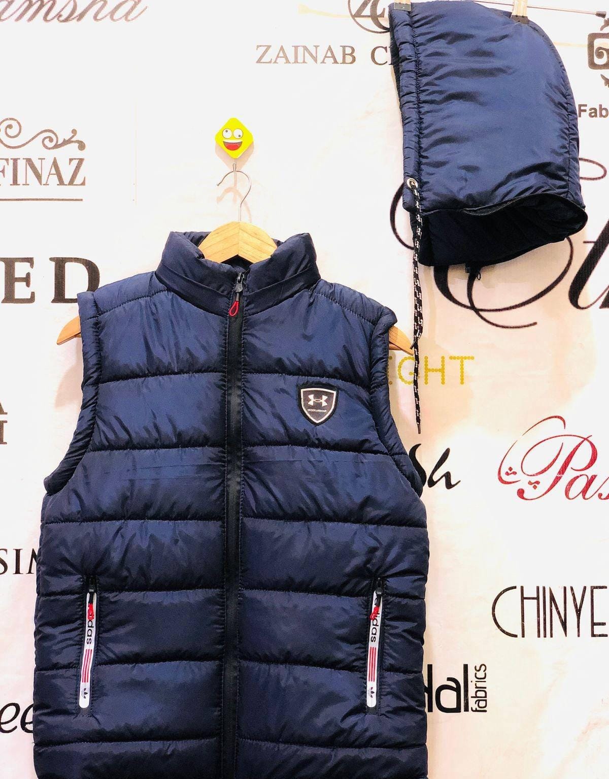 Men Sleeveless Parachute Jacket